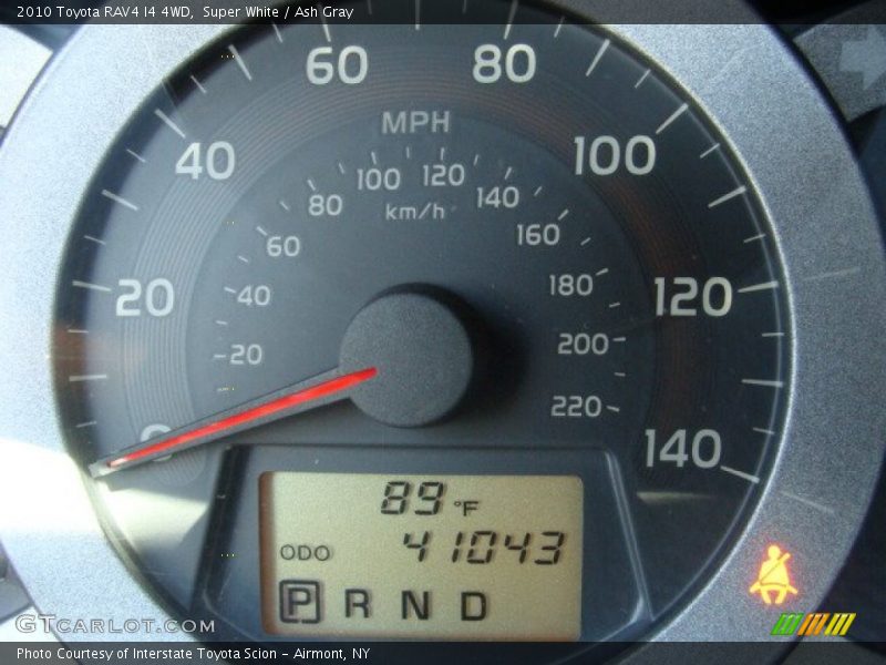 Super White / Ash Gray 2010 Toyota RAV4 I4 4WD