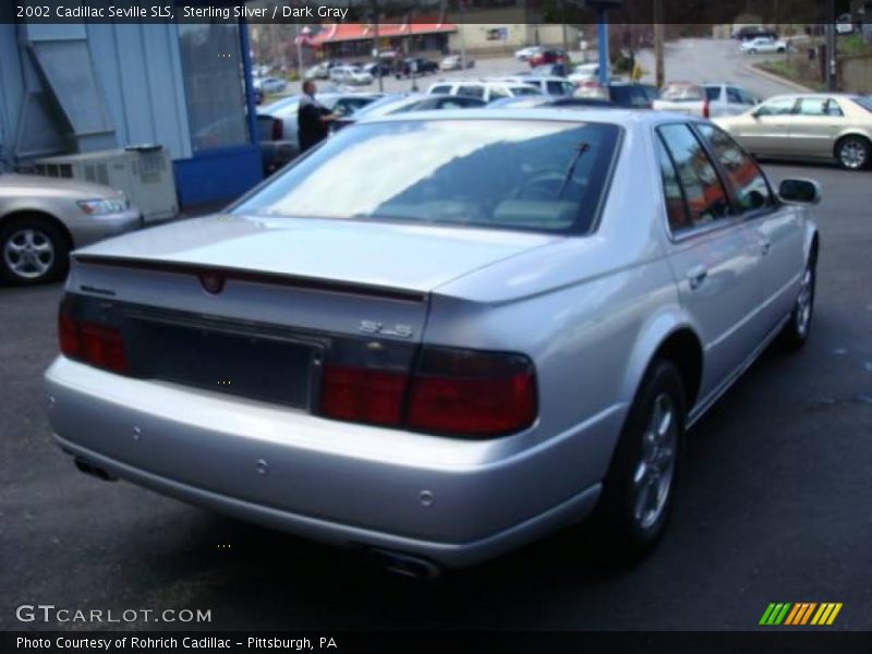 Sterling Silver / Dark Gray 2002 Cadillac Seville SLS