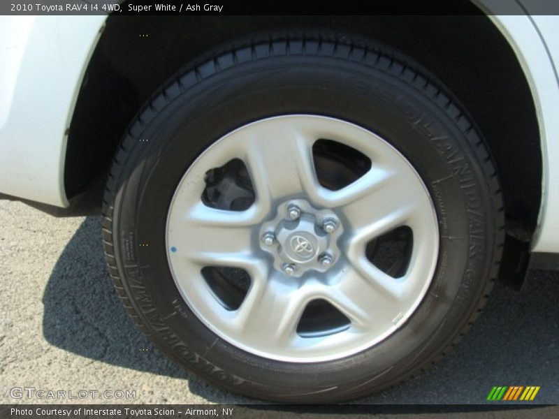 Super White / Ash Gray 2010 Toyota RAV4 I4 4WD