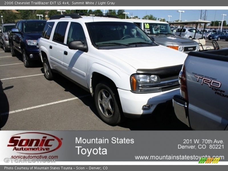 Summit White / Light Gray 2006 Chevrolet TrailBlazer EXT LS 4x4