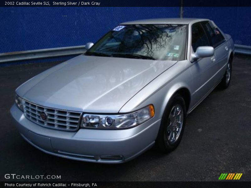 Sterling Silver / Dark Gray 2002 Cadillac Seville SLS