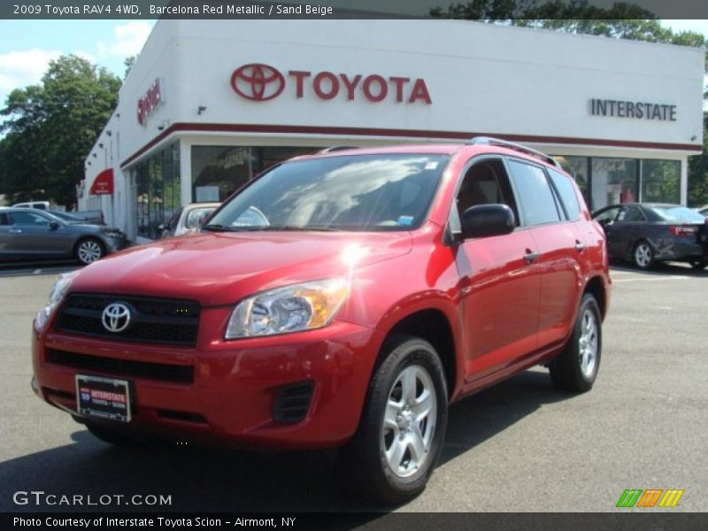 Barcelona Red Metallic / Sand Beige 2009 Toyota RAV4 4WD