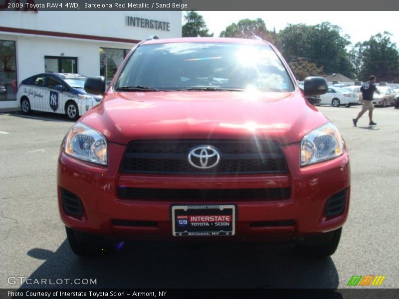 Barcelona Red Metallic / Sand Beige 2009 Toyota RAV4 4WD