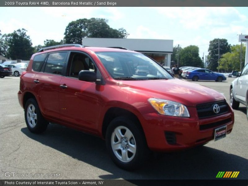 Barcelona Red Metallic / Sand Beige 2009 Toyota RAV4 4WD