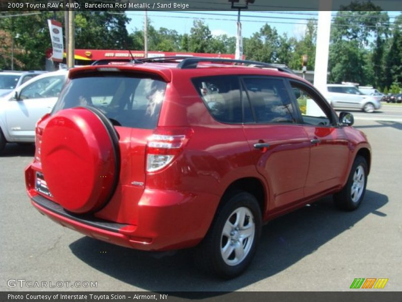 Barcelona Red Metallic / Sand Beige 2009 Toyota RAV4 4WD