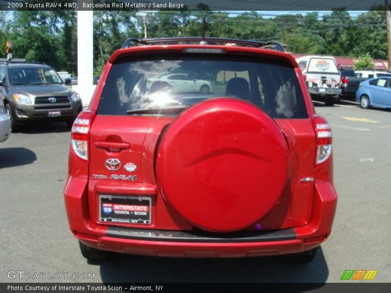 Barcelona Red Metallic / Sand Beige 2009 Toyota RAV4 4WD