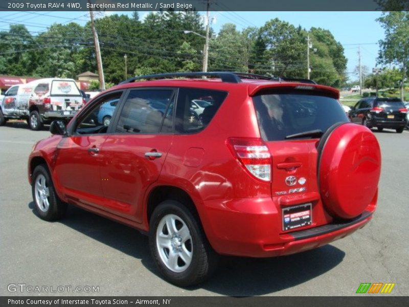Barcelona Red Metallic / Sand Beige 2009 Toyota RAV4 4WD