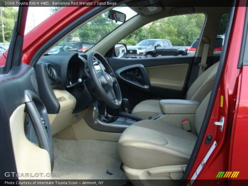 Barcelona Red Metallic / Sand Beige 2009 Toyota RAV4 4WD