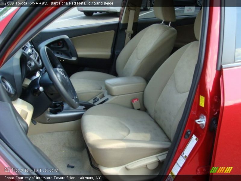 Barcelona Red Metallic / Sand Beige 2009 Toyota RAV4 4WD