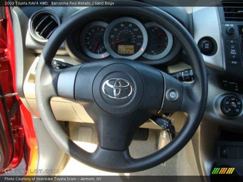 Barcelona Red Metallic / Sand Beige 2009 Toyota RAV4 4WD