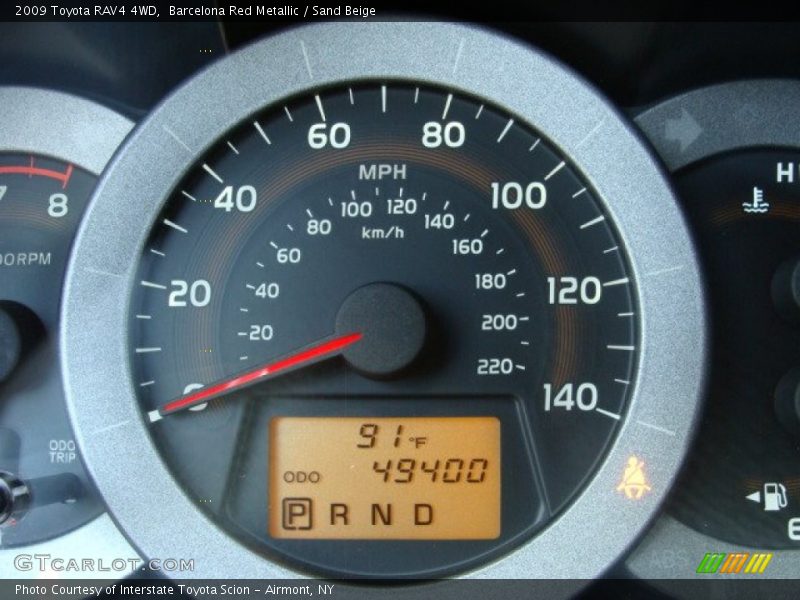 Barcelona Red Metallic / Sand Beige 2009 Toyota RAV4 4WD