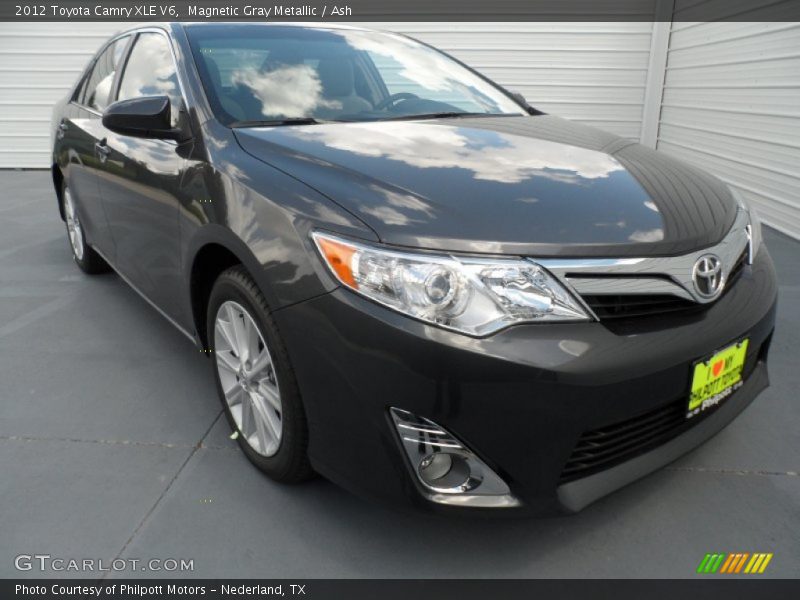 Magnetic Gray Metallic / Ash 2012 Toyota Camry XLE V6