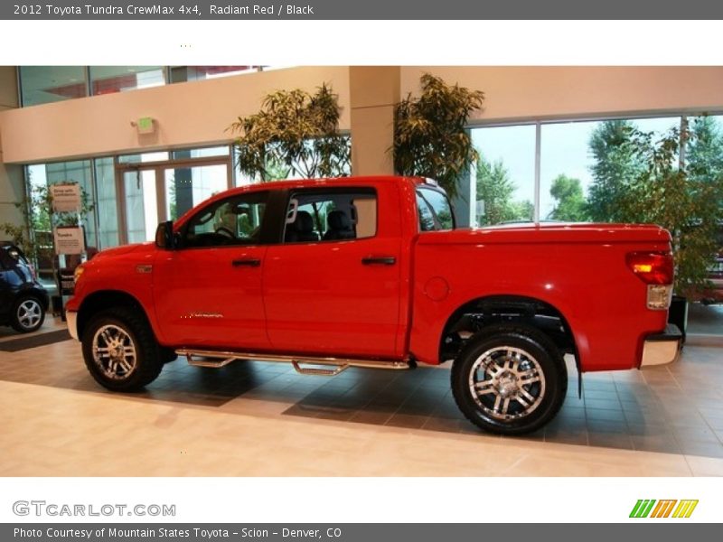 Radiant Red / Black 2012 Toyota Tundra CrewMax 4x4
