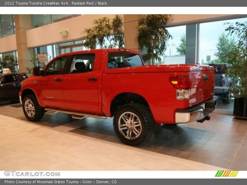 Radiant Red / Black 2012 Toyota Tundra CrewMax 4x4