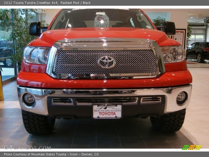 Radiant Red / Black 2012 Toyota Tundra CrewMax 4x4