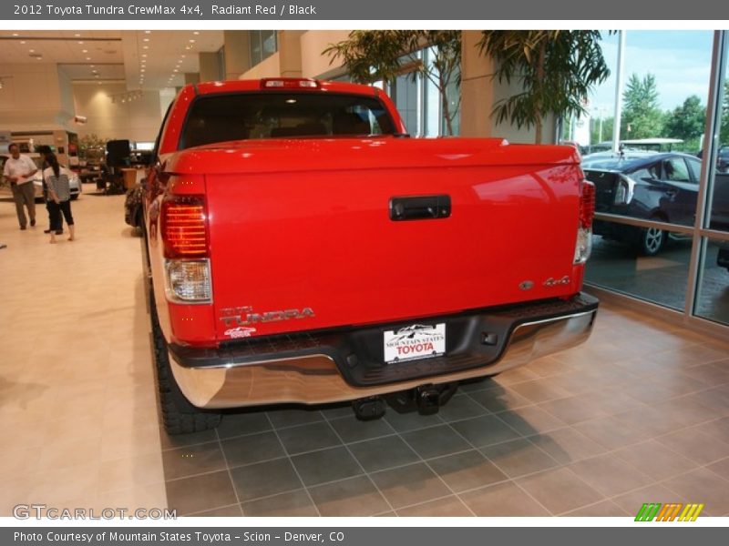 Radiant Red / Black 2012 Toyota Tundra CrewMax 4x4