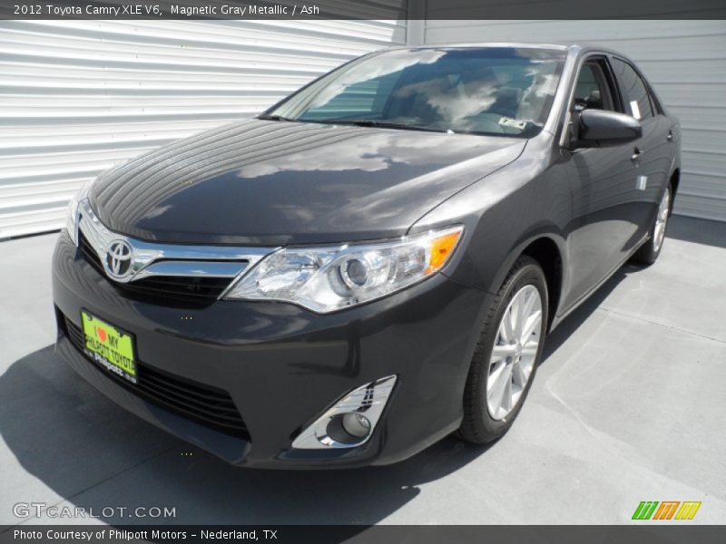 Magnetic Gray Metallic / Ash 2012 Toyota Camry XLE V6