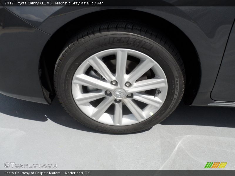 Magnetic Gray Metallic / Ash 2012 Toyota Camry XLE V6