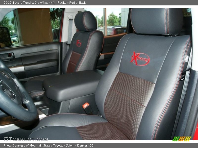 Radiant Red / Black 2012 Toyota Tundra CrewMax 4x4