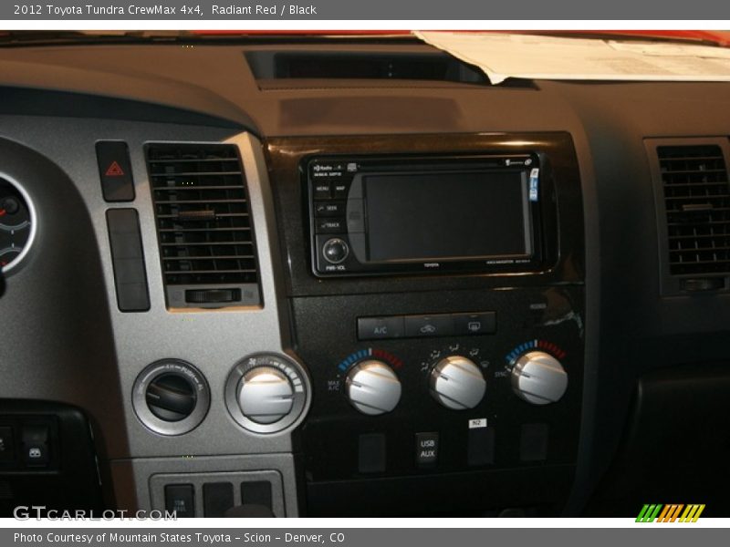 Radiant Red / Black 2012 Toyota Tundra CrewMax 4x4