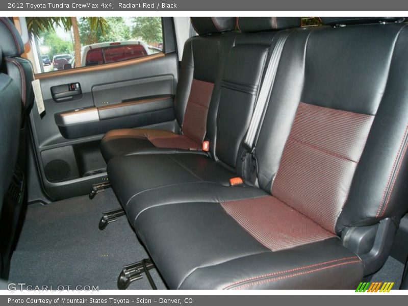 Radiant Red / Black 2012 Toyota Tundra CrewMax 4x4