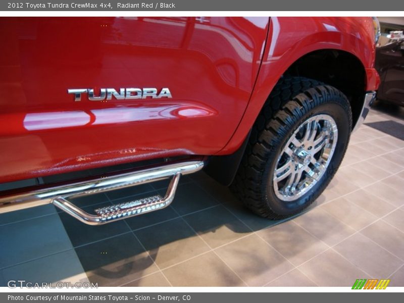 Radiant Red / Black 2012 Toyota Tundra CrewMax 4x4