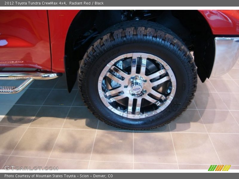 Radiant Red / Black 2012 Toyota Tundra CrewMax 4x4