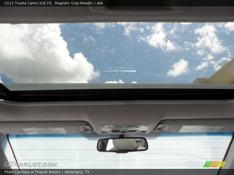 Magnetic Gray Metallic / Ash 2012 Toyota Camry XLE V6