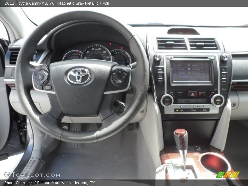 Magnetic Gray Metallic / Ash 2012 Toyota Camry XLE V6