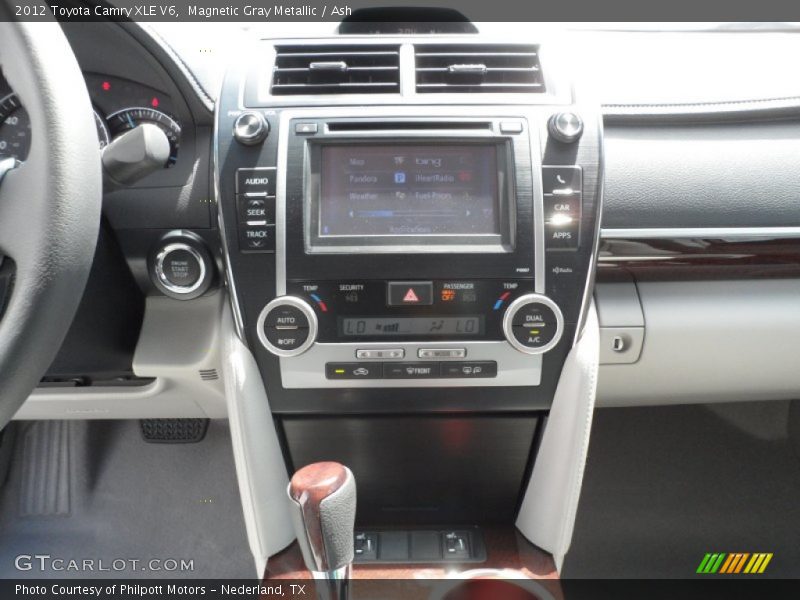 Magnetic Gray Metallic / Ash 2012 Toyota Camry XLE V6
