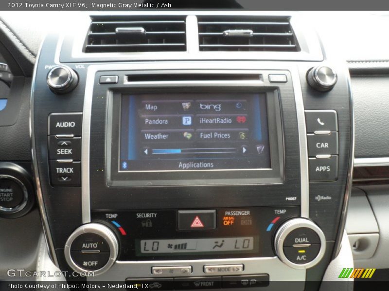 Magnetic Gray Metallic / Ash 2012 Toyota Camry XLE V6