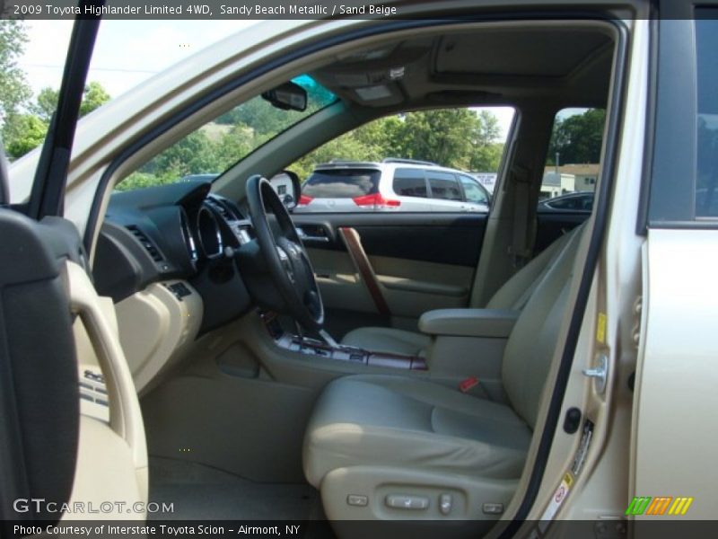 Sandy Beach Metallic / Sand Beige 2009 Toyota Highlander Limited 4WD