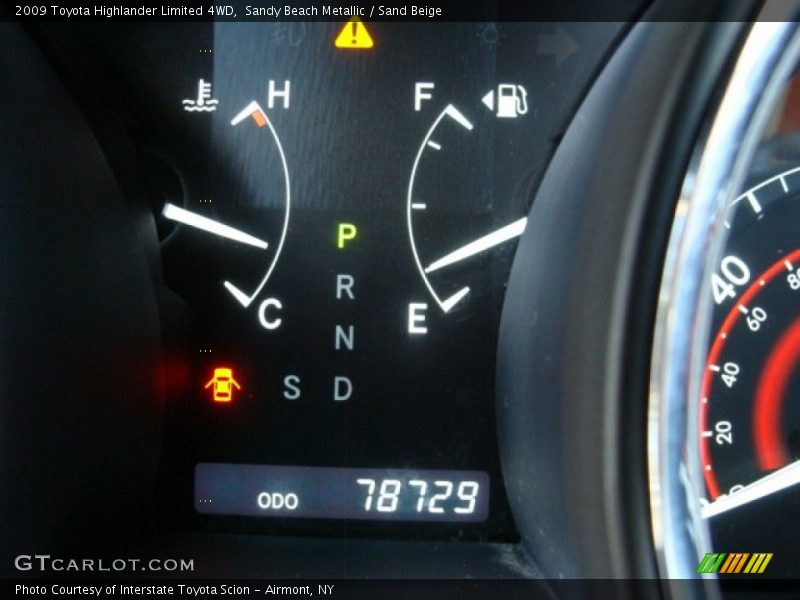 Sandy Beach Metallic / Sand Beige 2009 Toyota Highlander Limited 4WD