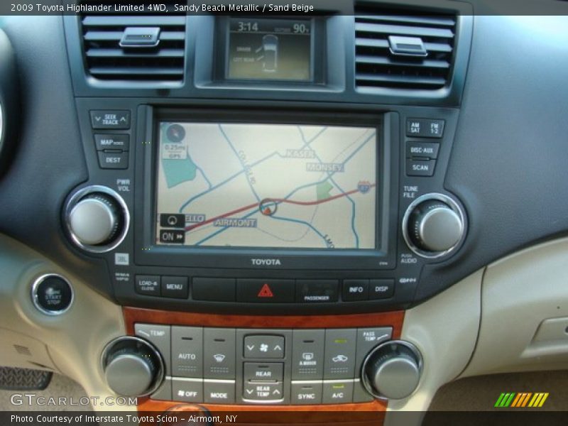 Sandy Beach Metallic / Sand Beige 2009 Toyota Highlander Limited 4WD