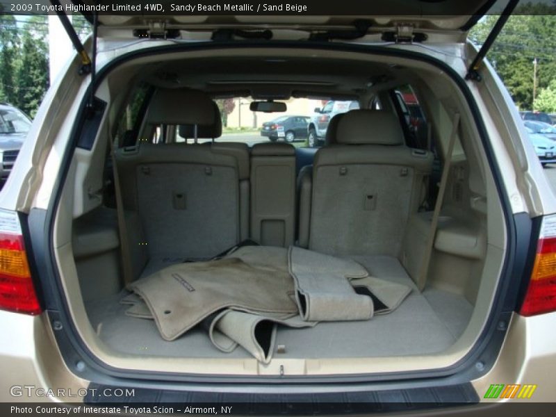 Sandy Beach Metallic / Sand Beige 2009 Toyota Highlander Limited 4WD