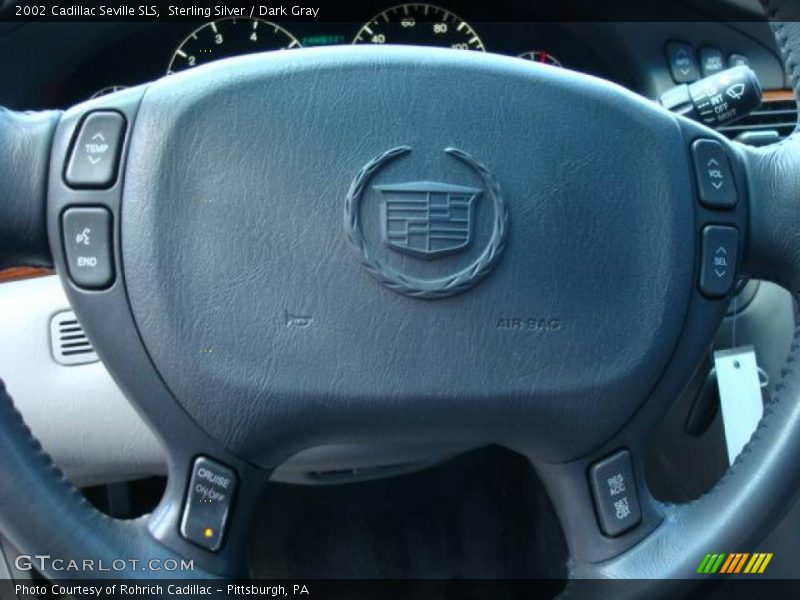 Sterling Silver / Dark Gray 2002 Cadillac Seville SLS