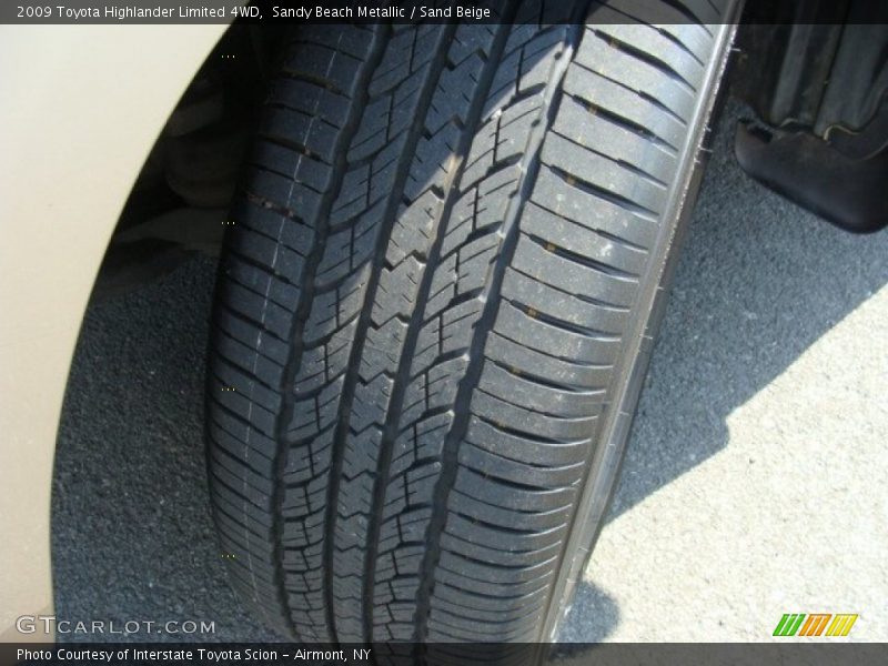 Sandy Beach Metallic / Sand Beige 2009 Toyota Highlander Limited 4WD