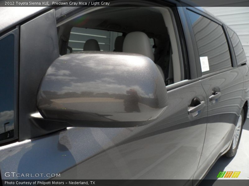 Predawn Gray Mica / Light Gray 2012 Toyota Sienna XLE