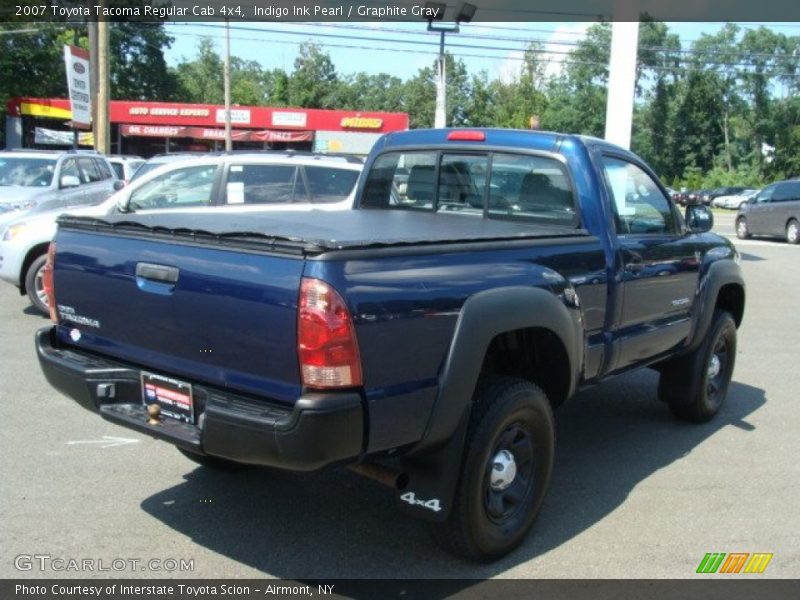 Indigo Ink Pearl / Graphite Gray 2007 Toyota Tacoma Regular Cab 4x4