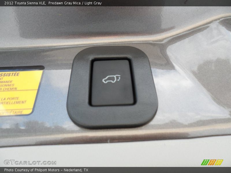Predawn Gray Mica / Light Gray 2012 Toyota Sienna XLE
