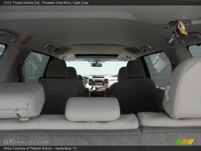 Predawn Gray Mica / Light Gray 2012 Toyota Sienna XLE