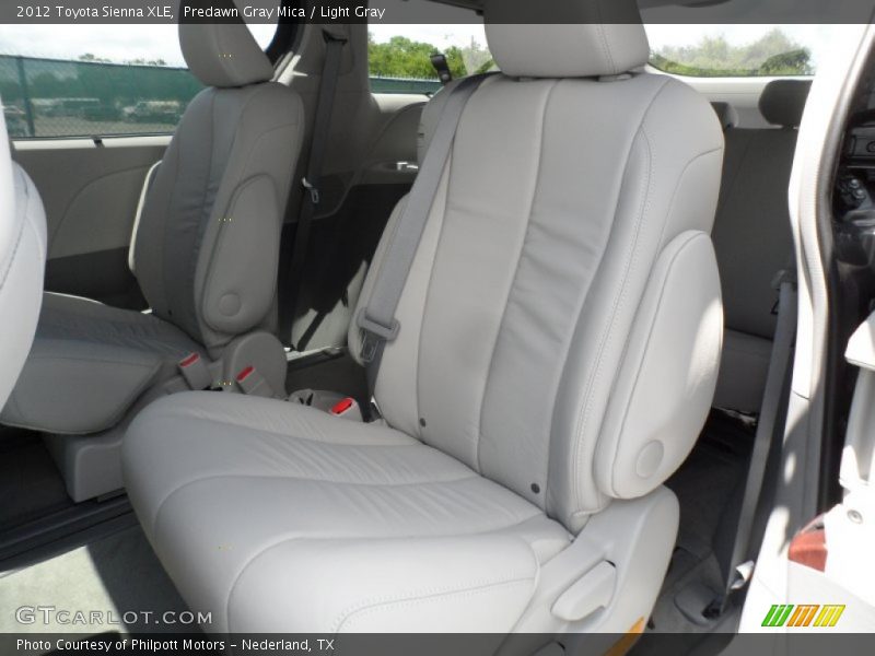 Predawn Gray Mica / Light Gray 2012 Toyota Sienna XLE