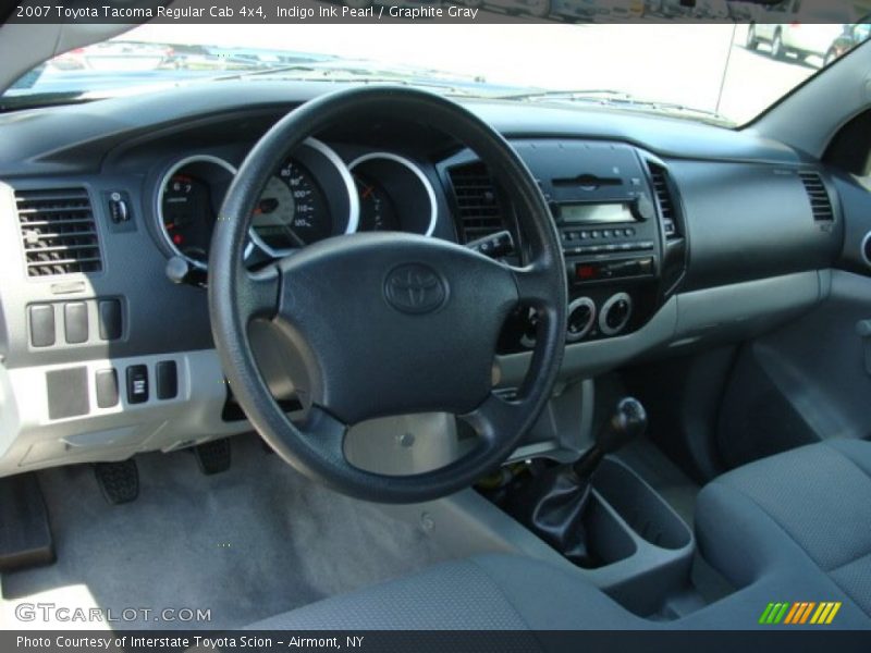 Indigo Ink Pearl / Graphite Gray 2007 Toyota Tacoma Regular Cab 4x4