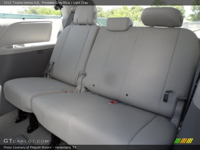 Predawn Gray Mica / Light Gray 2012 Toyota Sienna XLE