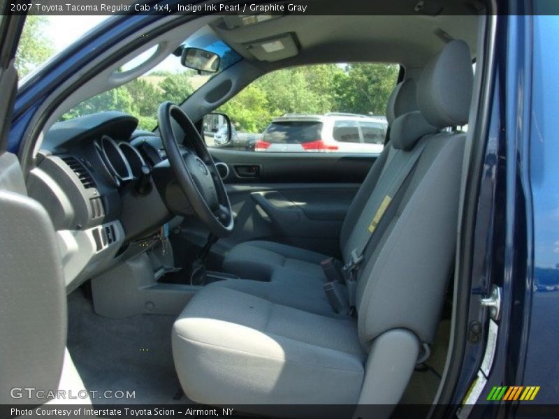 Indigo Ink Pearl / Graphite Gray 2007 Toyota Tacoma Regular Cab 4x4