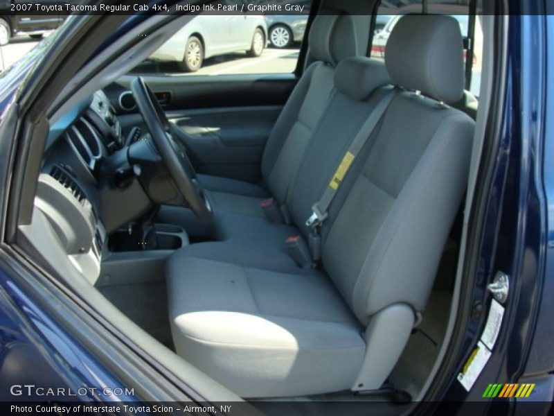 Indigo Ink Pearl / Graphite Gray 2007 Toyota Tacoma Regular Cab 4x4