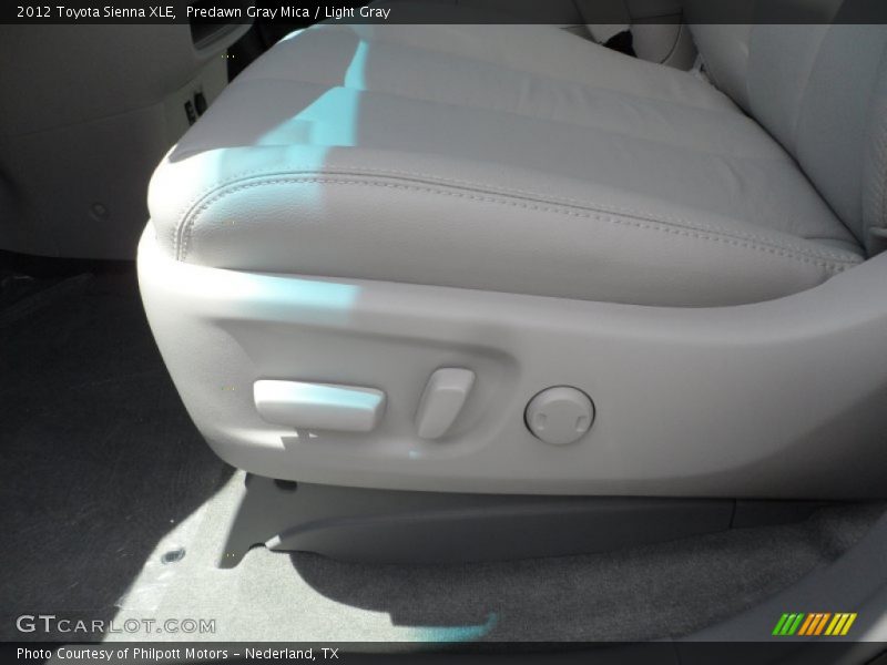 Predawn Gray Mica / Light Gray 2012 Toyota Sienna XLE