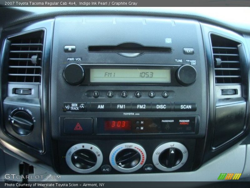 Indigo Ink Pearl / Graphite Gray 2007 Toyota Tacoma Regular Cab 4x4