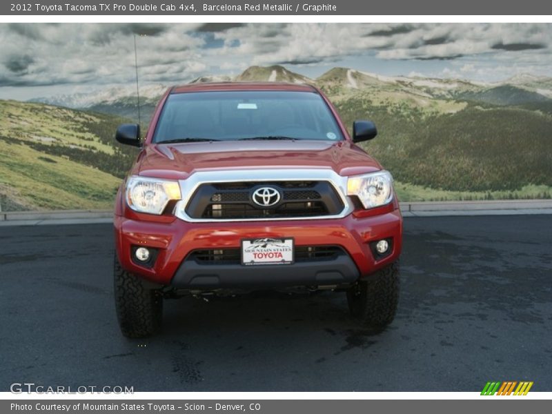 Barcelona Red Metallic / Graphite 2012 Toyota Tacoma TX Pro Double Cab 4x4