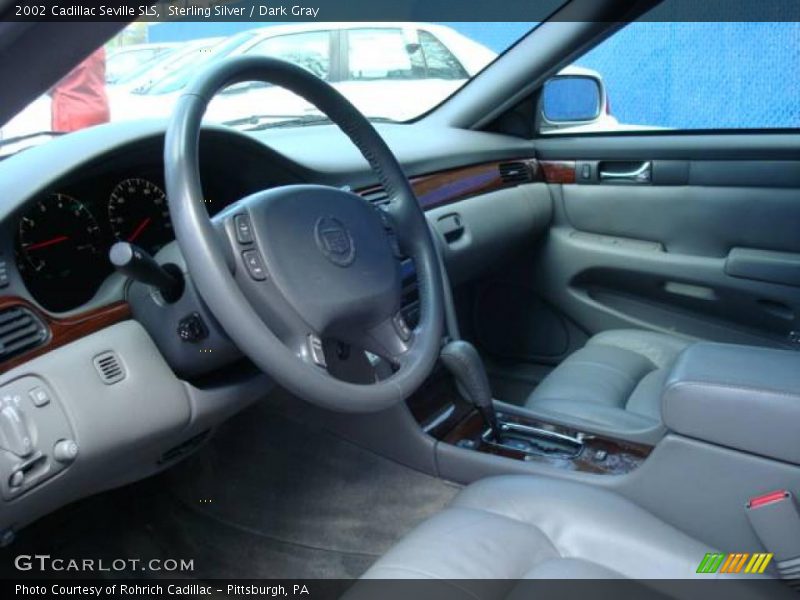 Sterling Silver / Dark Gray 2002 Cadillac Seville SLS